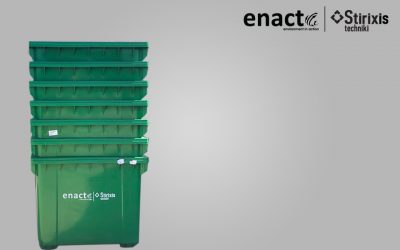Αποστολή στην Κ/Ξ Enact Stirixis 247 πλαστικούς κάδους 1100